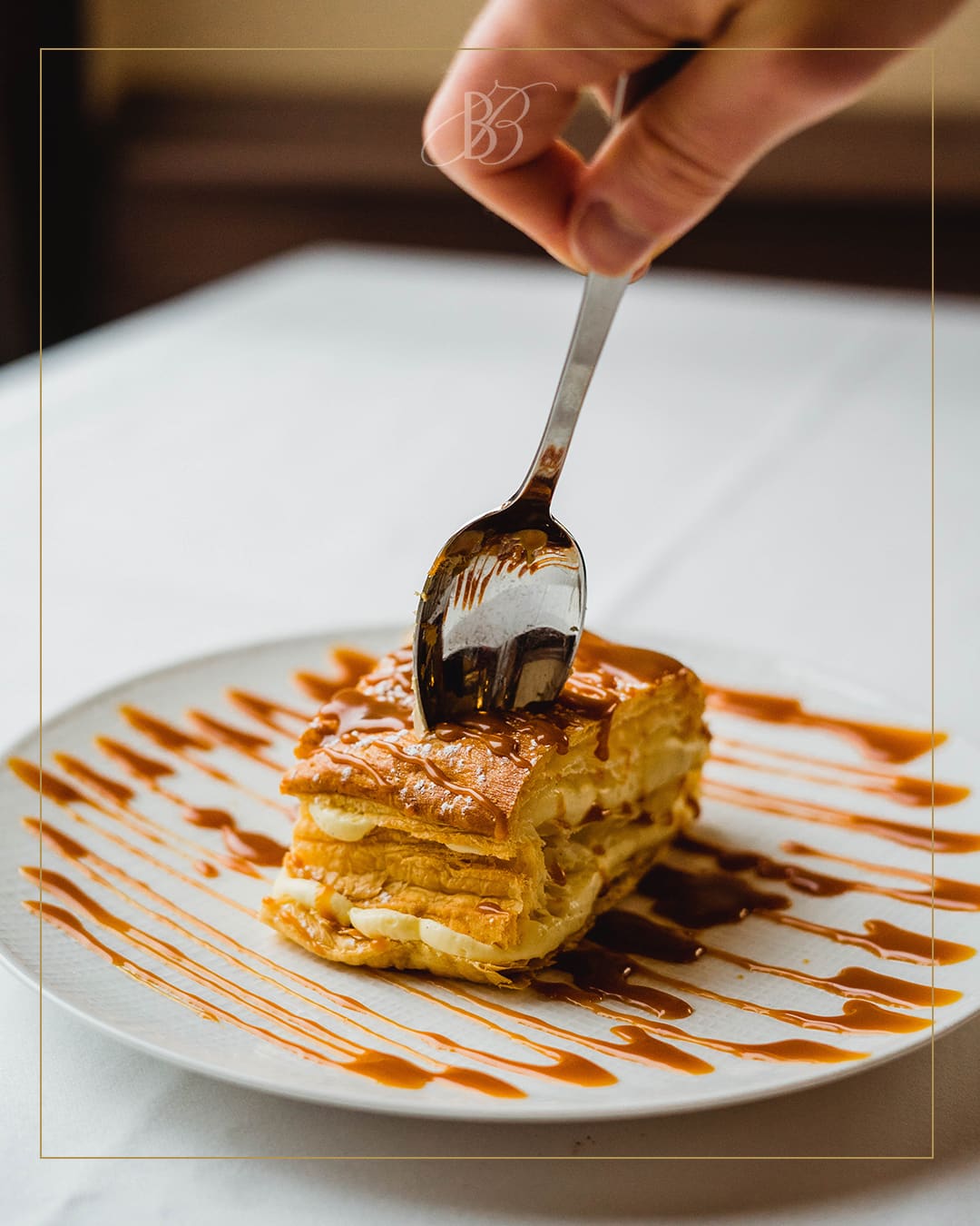 photo pour un dessert du bibent pour les reseaux sociaux